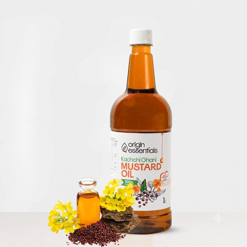 Pure Cold Pressed Mustard Oil 1L